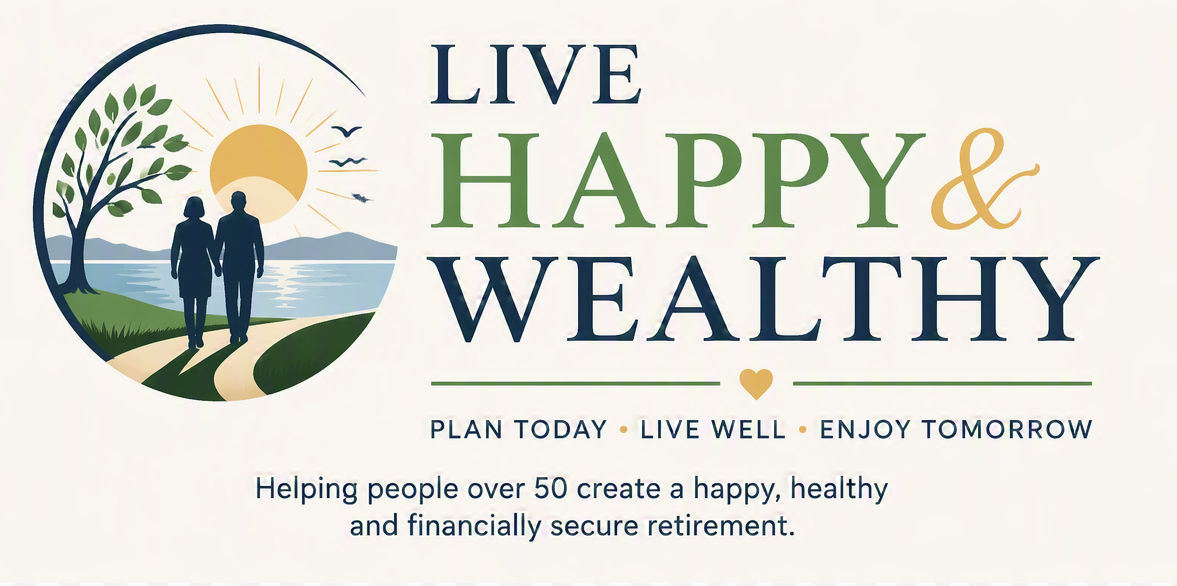 Live Happy & Wealthy Logo
